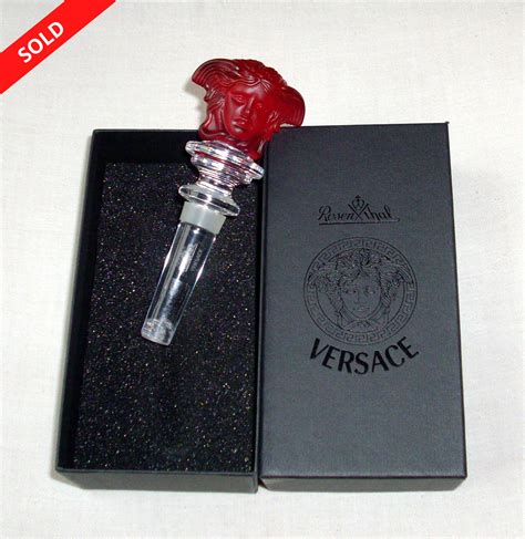 Versace plastic bottle stoppers